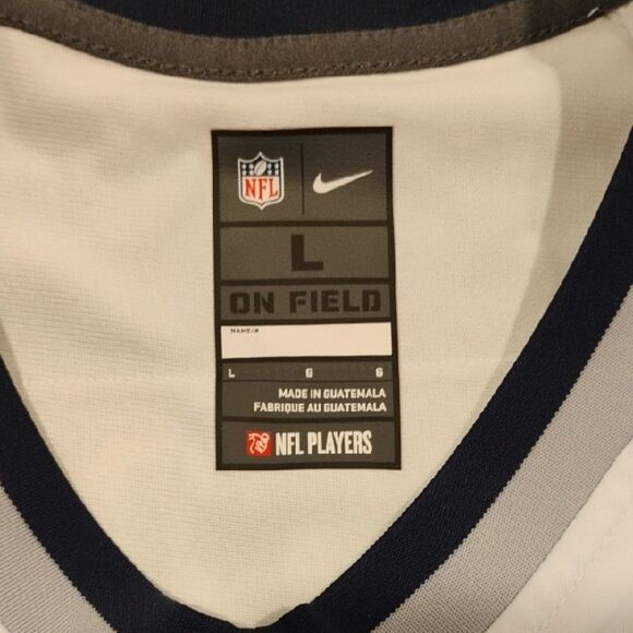 Nike Patriots Jersey - White and Navy - Picture 3 of 6